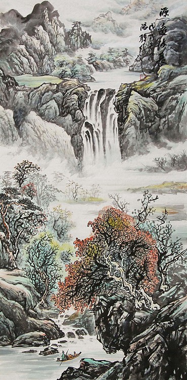 当代著名画家 阳骏 国画作品