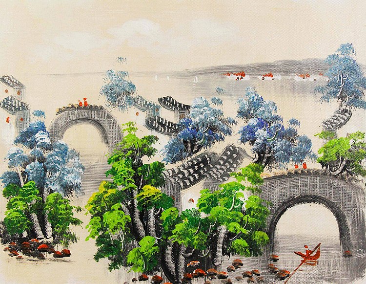 艺品万家精品油画