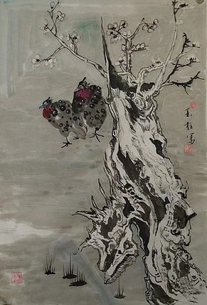 张玉柱 写意花鸟