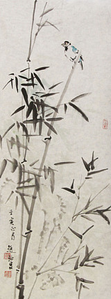 中美协会员 赵钲 写意花鸟国画