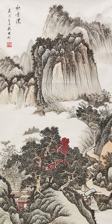 岭南画派  王镇明 精品山水