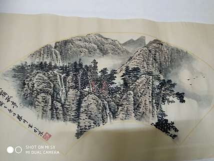 梁跃军 峻嶺孤亭