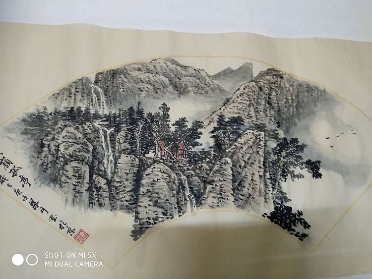 梁跃军 峻嶺孤亭
