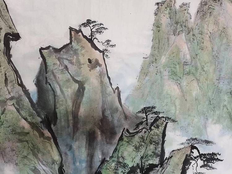 秦广宁 黄山行云