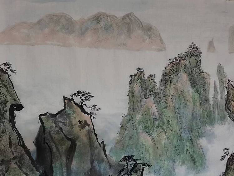秦广宁 黄山行云