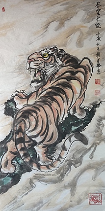 著名画家樊昆仑