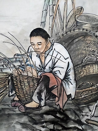 高兴 竹编匠