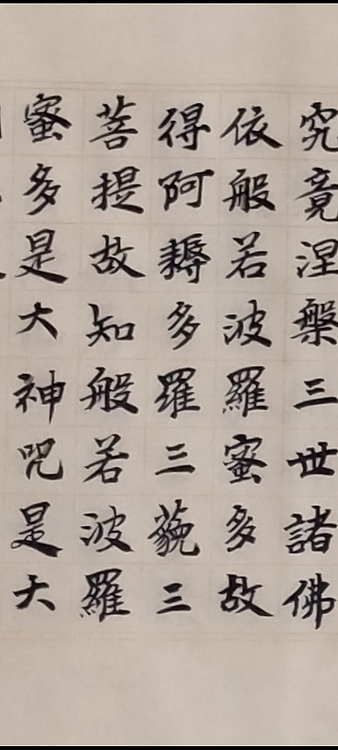 林烽 书法，心经