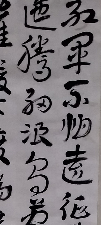 林烽 书法，毛主席诗词，长征