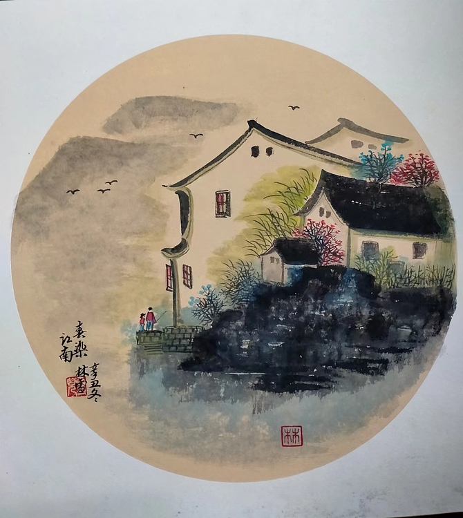 林烽 山水，春染三江南