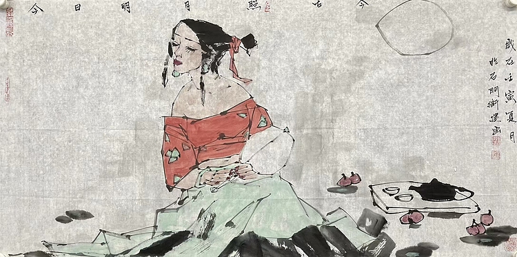 名家 中国美协会员，河北省美术家协会常务理事 陈卫健