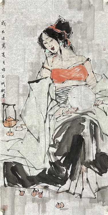 名家 中国美协会员，河北省美术家协会常务理事 陈卫健