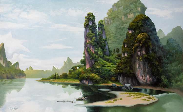 吴军国 漓江风光