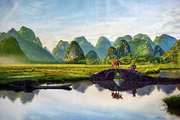 吴军国 桂林状元古桥2