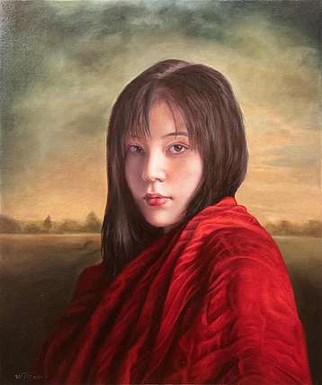 吴军国 红衣少女
