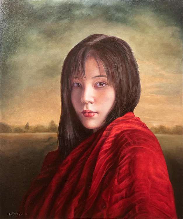 吴军国 红衣少女