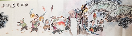 河北省美术家协会会员 侯同印 人物国画作品