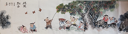 河北省美术家协会会员 侯同印 人物国画作品