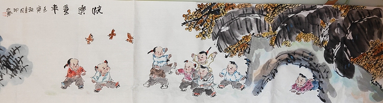 河北省美术家协会会员 侯同印 人物国画作品