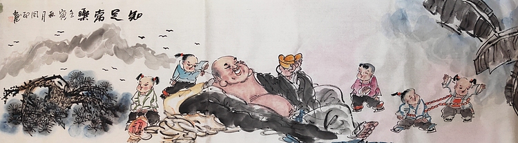 河北省美术家协会会员 侯同印 人物国画作品