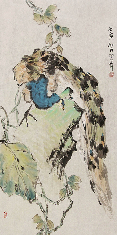 中国翰墨书画院理事 齐红玲 花鸟