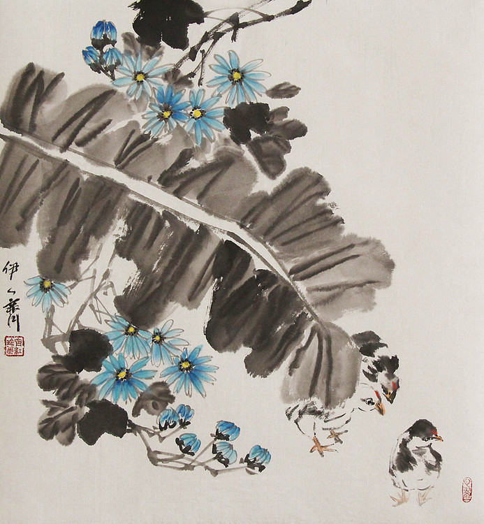 中国翰墨书画院理事 齐红玲 花鸟