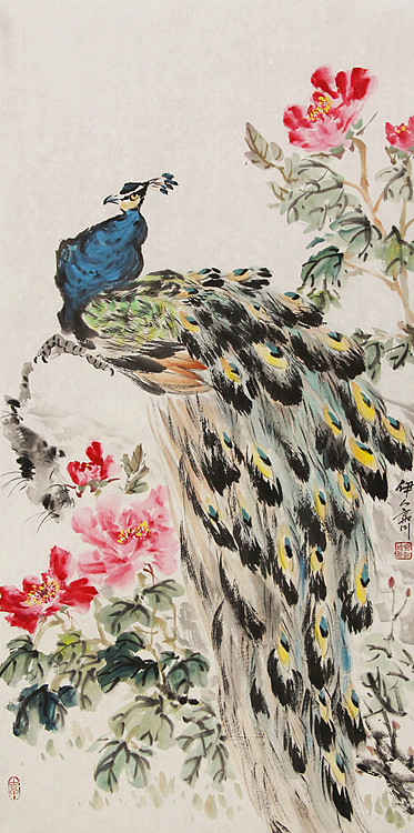 中国翰墨书画院理事 齐红玲 花鸟