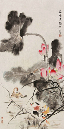 中国翰墨书画院理事 齐红玲 花鸟