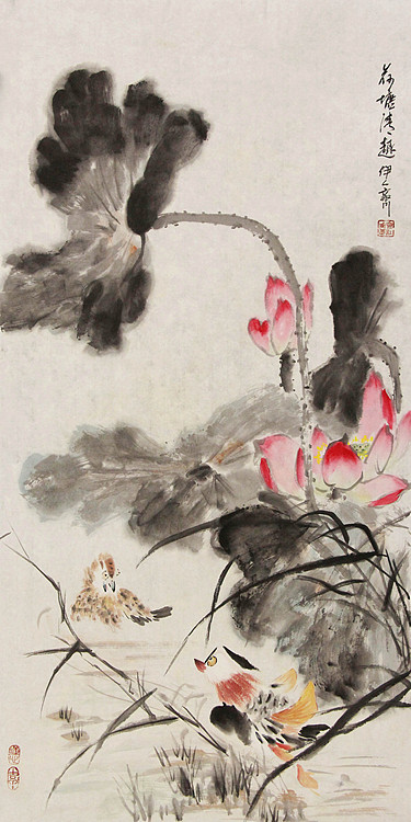 中国翰墨书画院理事 齐红玲 花鸟