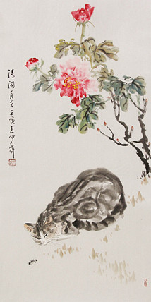 中国翰墨书画院理事 齐红玲 花鸟