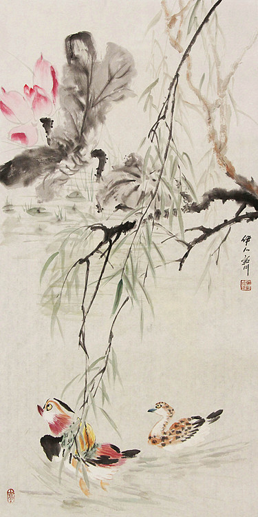 中国翰墨书画院理事 齐红玲 花鸟