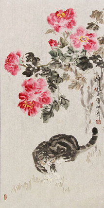 中国翰墨书画院理事 齐红玲 花鸟
