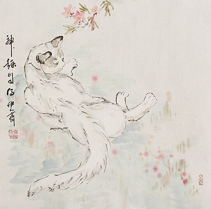 中国翰墨书画院理事 齐红玲 花鸟