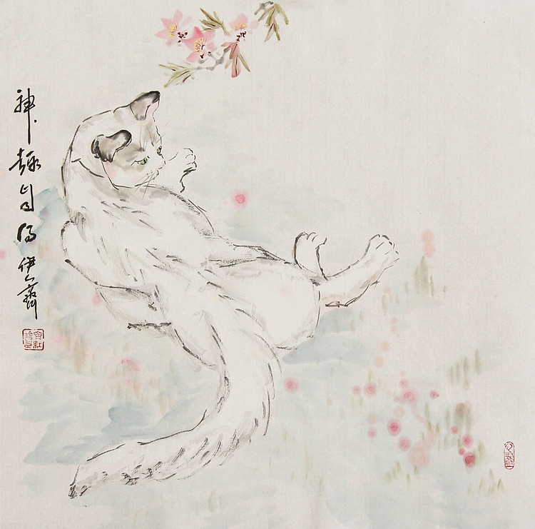 中国翰墨书画院理事 齐红玲 花鸟