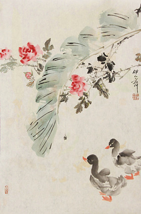 中国翰墨书画院理事 齐红玲 花鸟