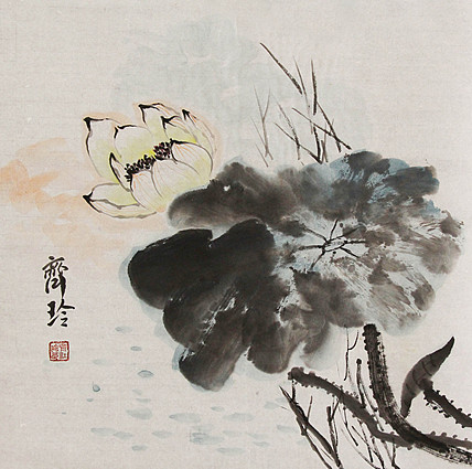 中国翰墨书画院理事 齐红玲 花鸟