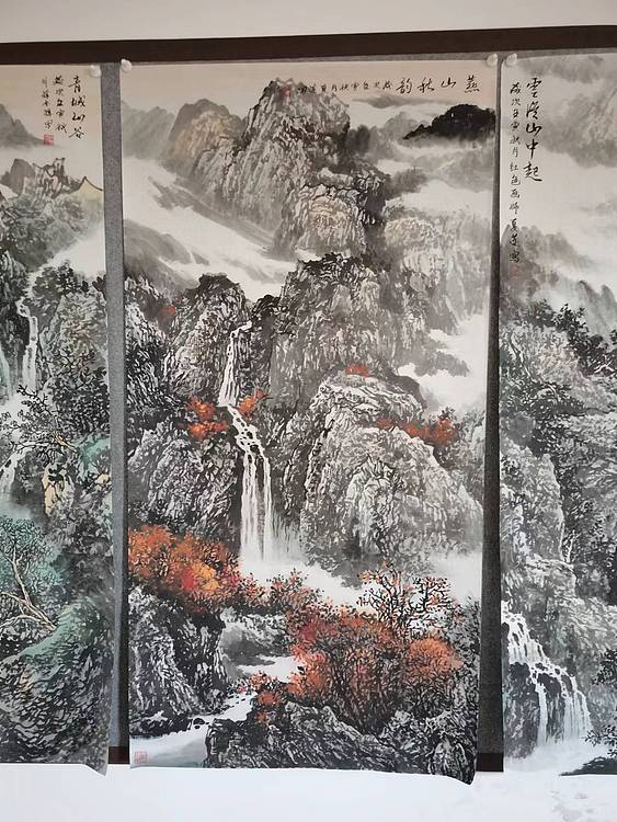 薛全祥 几国画山水