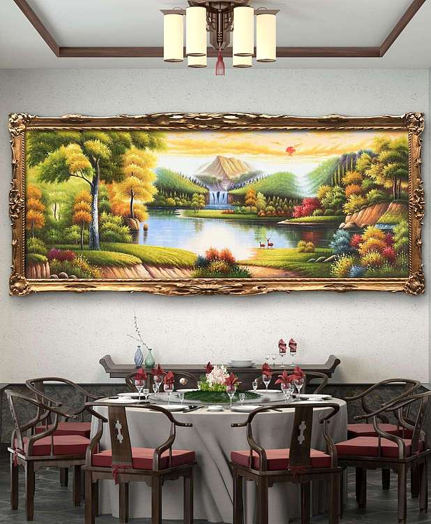 莆田市油画艺术产业协会会员 黄联合 鸿运当头