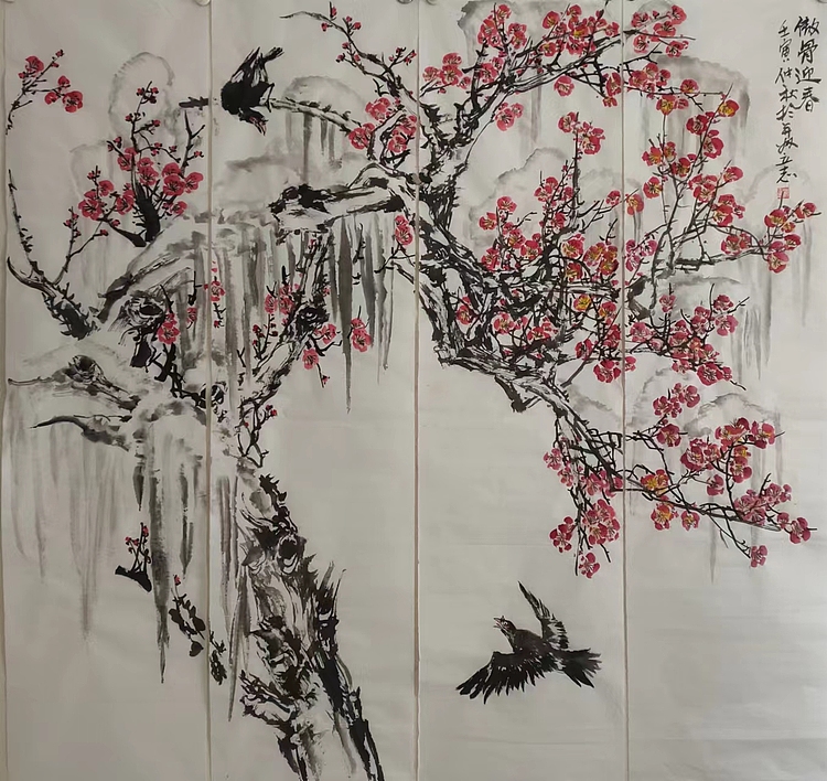 范立志 傲骨迎春