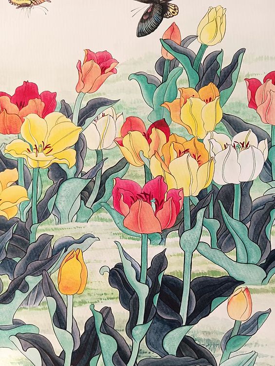 砚沐 花海迷迭香美术学院艺术硕士作品