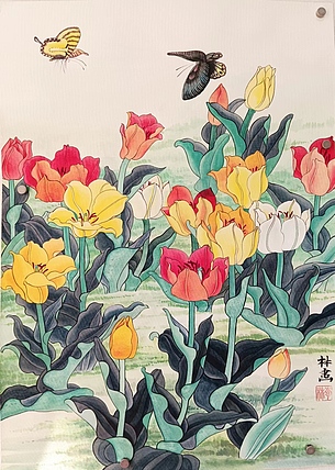 砚沐 花海迷迭香美术学院艺术硕士作品