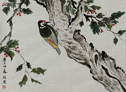 当代花鸟画家 徐慧 精品国画花鸟
