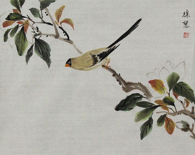 当代花鸟画家 徐慧 精品国画花鸟