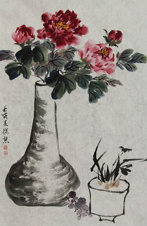 当代花鸟画家 徐慧 精品国画花鸟