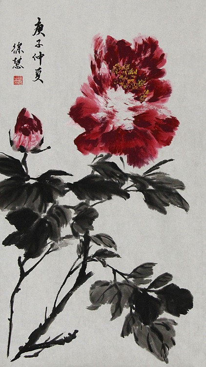 当代花鸟画家 徐慧 精品国画花鸟