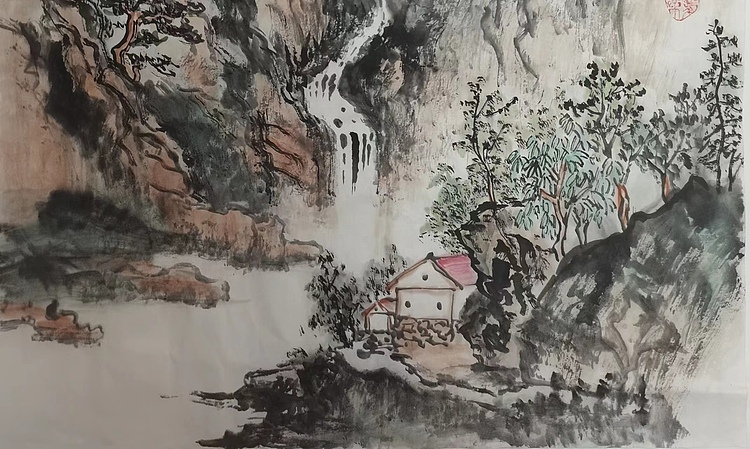 静翰墨缘 幽居山间
