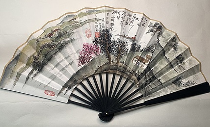 仟亿 江南春 扇子