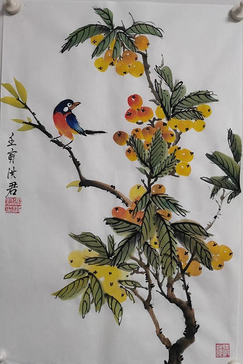 洪君 果香鸟传情