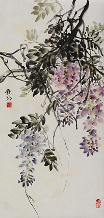 美院硕士，一级教师，青年潜力艺术家 张艳玲 国画
