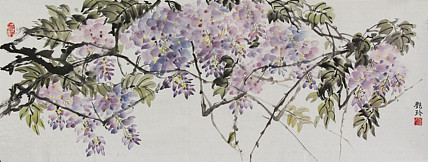 美院硕士，一级教师，青年潜力艺术家 张艳玲 国画